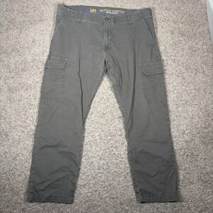 Lee Motion Stretch Men Cargo Utility Pants Regular Fit Straight Leg 38x30